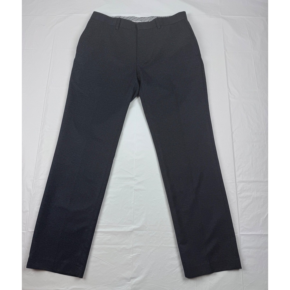 Banana Republic Tailored Slim Fit Dress Pants Mens 31x32 Dark Gray Charcoal